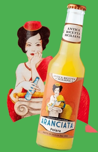 locandina vintage delle bibite Polara