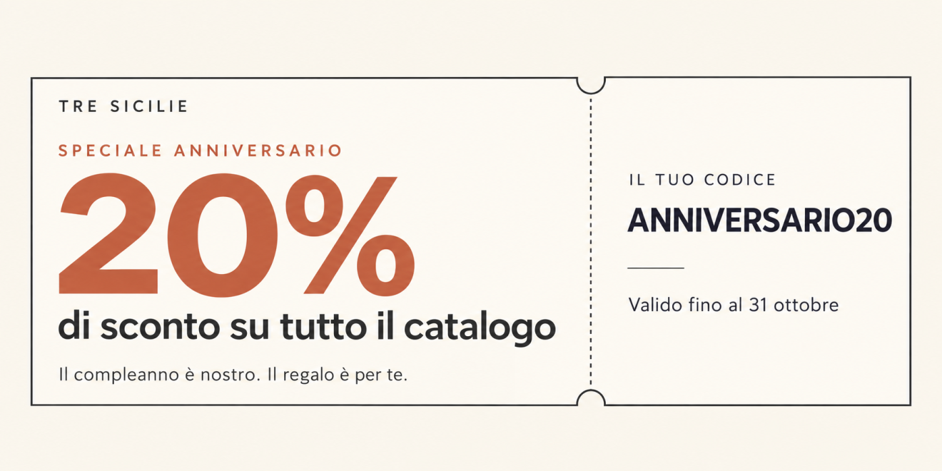 Promozione anniversario Tre Sicilie